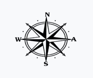 שיטת המפענח מצפן ברור בתוך הרעש